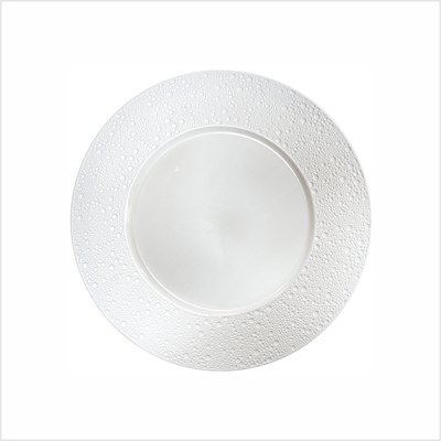 Moon - weiß - flach - 32cm